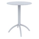 OCTOPUS Φ60Χ75εκ. SILVER GREY ΤΡΑΠΕΖΙ ΠΟΛ/ΝΙΟΥ