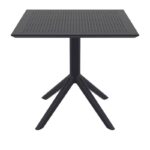 SKY BLACK 80X80X74εκ. ΤΡΑΠΕΖΙ ΠΟΛ/ΝΙΟΥ