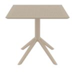 SKY TAUPE 80X80X74εκ. ΤΡΑΠΕΖΙ ΠΟΛ/ΝΙΟΥ