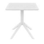 SKY WHITE 70X70X74εκ. ΤΡΑΠΕΖΙ ΠΟΛ/ΝΙΟΥ