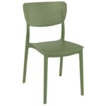 LUCY OLIVE GREEN ΚΑΡΕΚΛΑ ΠΟΛΥΠΡΟΠΥΛΕΝΙΟΥ 45Χ53Χ82εκ.