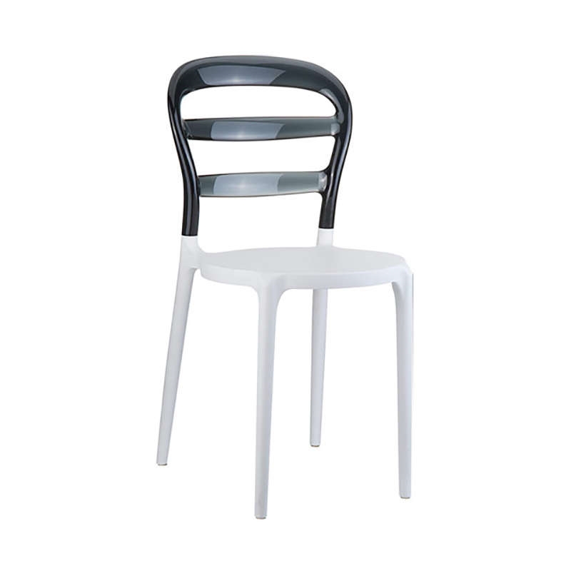0005249 BIBI WHITE/BLACK TRANSP. ΚΑΡΕΚΛΑ 42X50X85εκ. - Image 1
