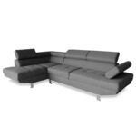 CORNER GREY ΥΦΑΣΜΑ ΚΑΝΑΠΕΣ ΔΕΞΙΑ ΓΩΝΙΑ 250X153X80εκ. - Image 2