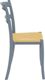 TIFFANY S DARK GREY ΚΑΡΕΚΛΑ ΠΟΛ/ΝΙΟΥ 45Χ51Χ85εκ. - Image 3