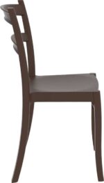 TIFFANY DARK BROWN ΚΑΡΕΚΛΑ ΠΟΛ/ΝΙΟΥ 45Χ51Χ85εκ. - Image 3