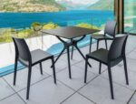 AIR ΤΡΑΠΕΖΙ 80Χ80Χ74εκ. BLACK LAMINATE 12mm - Image 3