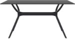AIR ΤΡΑΠΕΖΙ 140Χ80Χ74εκ. BLACK LAMINATE 12mm - Image 2