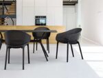 AIR ΤΡΑΠΕΖΙ 180Χ90Χ74εκ. BLACK LAMINATE 12mm - Image 3