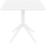 SKY WHITE 80X80X74εκ. ΤΡΑΠΕΖΙ ΠΟΛ/ΝΙΟΥ - Image 2