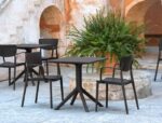 SKY BLACK 70X70X74εκ. ΤΡΑΠΕΖΙ ΠΟΛ/ΝΙΟΥ - Image 3