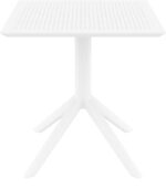 SKY WHITE 70X70X74εκ. ΤΡΑΠΕΖΙ ΠΟΛ/ΝΙΟΥ - Image 2