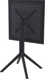 SKY BLACK 60Χ60X74εκ. ΤΡΑΠΕΖΙ ΠΤΥΣ/ΝΟ ΠΟΛ/ΝΙΟΥ - Image 2