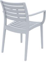 ARTEMIS SILVER GREY ΠΟΛΥΘΡΟΝΑ ΠΟΛ/ΝΙΟΥ 58X58X83.5εκ. - Image 2
