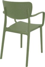 LOFT OLIVE GREEN ΠΟΛΥΘΡΟΝΑ ΠΟΛ/ΝΙΟΥ 54X53X82εκ. - Image 2