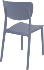MONNA DARK GREY ΚΑΡΕΚΛΑ ΠΟΛ/ΝΙΟΥ 45Χ53Χ82εκ. - Image 2