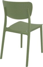LUCY OLIVE GREEN ΚΑΡΕΚΛΑ ΠΟΛΥΠΡΟΠΥΛΕΝΙΟΥ 45Χ53Χ82εκ. - Image 2