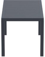 ARES ΤΡΑΠΕΖΙ 140Χ80Χ75εκ. DARK GREY ΠΟΛ/ΝΙΟΥ - Image 3