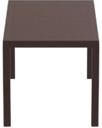 ARES ΤΡΑΠΕΖΙ 140Χ80Χ75εκ. BROWN ΠΟΛ/ΝΙΟΥ - Image 3