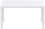 ARES ΤΡΑΠΕΖΙ 140Χ80Χ75εκ. WHITE ΠΟΛ/ΝΙΟΥ - Image 2