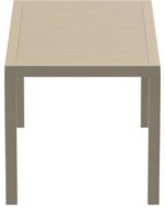 ARES ΤΡΑΠΕΖΙ 140Χ80Χ75εκ. TAUPE ΠΟΛ/ΝΙΟΥ - Image 3