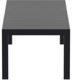VEGAS BLACK 100X260/300Χ75εκ. ΕΠΕΚΤ.ΤΡΑΠΕΖΙ ΠΟΛ/ΝΙΟΥ - Image 2