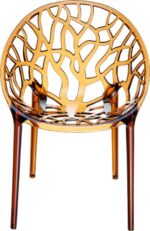 CRYSTAL AMBER TRANSP.(Σ4)ΠΟΛΥΘΡΟΝΑ 59Χ60Χ80εκ. - Image 3