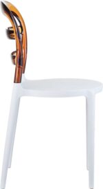 BIBI WHITE/AMBER TRANSP. ΚΑΡΕΚΛΑ 42X50X85εκ. - Image 3
