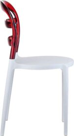 BIBI WHITE/RED TRANSP. ΚΑΡΕΚΛΑ 42X50X85εκ. - Image 3