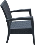 MIAMI DARK GREY ΠΟΛΥΘΡΟΝΑ 72Χ76Χ89εκ. ΠΟΛ/ΝΙΟΥ - Image 2