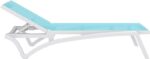PACIFIC ΞΑΠΛΩΣΤΡΑ WHITE/TURQUOISE ΠΟΛ/ΝΙΟΥ 193X68X35εκ. - Image 2