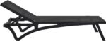 PACIFIC ΞΑΠΛΩΣΤΡΑ BLACK/BLACK ΠΟΛ/ΝΙΟΥ 193X68X35εκ. - Image 2