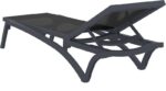 PACIFIC ΞΑΠΛΩΣΤΡΑ DARK GREY/BLACK ΠΟΛ/ΝΙΟΥ 193X68X35εκ. - Image 3