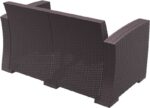 MONACO BROWN 2ΘΕΣΙΟΣ ΚΑΝΑΠΕΣ ΠΟΛ/ΝΙΟΥ 140X79X79εκ. - Image 3