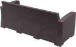 MONACO BROWN 3ΘΕΣΙΟΣ ΚΑΝΑΠΕΣ ΠΟΛ/ΝΙΟΥ 198X79X79εκ. - Image 3
