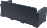 MONACO DARK GREY 3ΘΕΣΙΟΣ ΚΑΝΑΠΕΣ ΠΟΛ/ΝΙΟΥ 198X79X79εκ. - Image 3