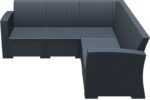 MONACO DARK GREY ΓΩΝΙΑ ΠΟΛ/ΝΙΟΥ 207Χ207Χ79εκ. - Image 2
