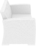 MONACO WHITE 2ΘΕΣΙΟΣ ΚΑΝΑΠΕΣ ΠΟΛ/ΝΙΟΥ 140X79X79εκ. - Image 2