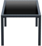 TAHITI DARK GREY 180Χ94Χ75εκ. ΤΡΑΠΕΖΙ ΜΕ ΤΖΑΜΙ ΠΟΛ/ΝΙΟΥ - Image 3