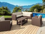 MONACO BROWN ΓΩΝΙΑ ΜΕ ΜΑΞΙΛΑΡΙ ΠΟΛ/ΝΙΟΥ 207X207X79εκ. - Image 3