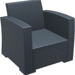 MONACO DARK GREY ΠΟΛΥΘΡΟΝΑ ΠΟΛ/ΝΙΟΥ 82X79X79εκ.