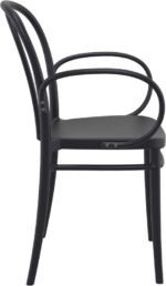 VICTOR XL BLACK(Σ14)ΠΟΛΥΘΡΟΝΑ ΠΟΛ/ΝΙΟΥ 57Χ52Χ85εκ. - Image 3