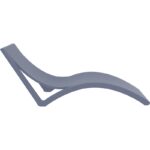 SLIM ΞΑΠΛΩΣΤΡΑ DARK GREY ΠΟΛ/ΝΙΟΥ 180X72X70εκ. - Image 2