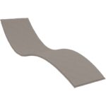 SLIM ΣΤΡΩΜΑ POLYESTER 3εκ.LIGHT BROWN 204X62X3εκ.