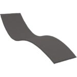 SLIM ΣΤΡΩΜΑ POLYESTER 3εκ.DARK GREY 204X62X3εκ.