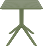 SKY OLIVE GREEN 70X70X74εκ. ΤΡΑΠΕΖΙ ΠΟΛ/ΝΙΟΥ