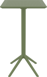 SKY OLIVE GREEN BAR 60Χ60Χ108εκ.ΠΤΥΣ/ΝΟ ΤΡΑΠ. ΠΟΛ/ΝΙΟΥ