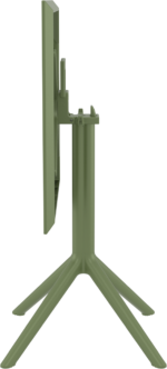 SKY OLIVE GREEN 60Χ60X74εκ. ΤΡΑΠΕΖΙ ΠΤΥΣ/ΝΟ ΠΟΛ/ΝΙΟΥ - Image 3
