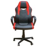 A6210 ΜΑΥΡΟ/ΚΟΚΚΙΝΟ PU ΠΟΛΥΘΡΟΝΑ GAMING 60Χ63Χ43-103/53-113εκ. - Image 2
