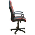 A6210 ΜΑΥΡΟ/ΚΟΚΚΙΝΟ PU ΠΟΛΥΘΡΟΝΑ GAMING 60Χ63Χ43-103/53-113εκ. - Image 3