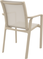 PACIFIC ΠΟΛΥΘΡΟΝΑ TAUPE/TAUPE ΠΟΛ/ΝΙΟΥ 57X62X90εκ. - Image 2